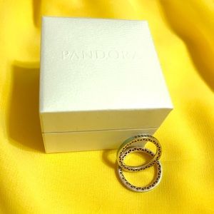 Pandora Enamel and Stone Rings